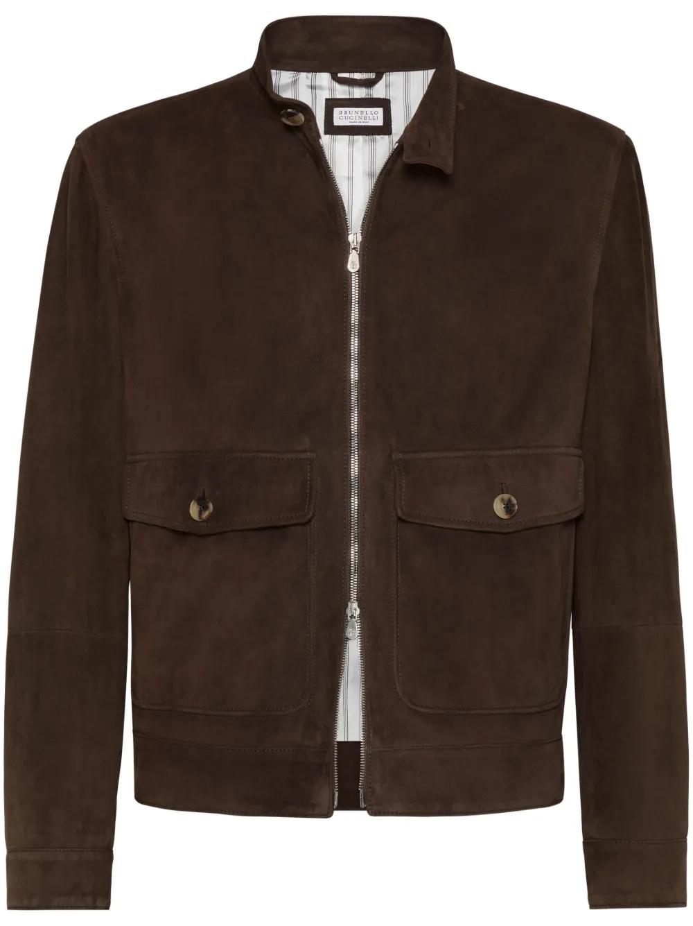 Brunello Cucinelli Leather jackets for Men | Online Sale up
