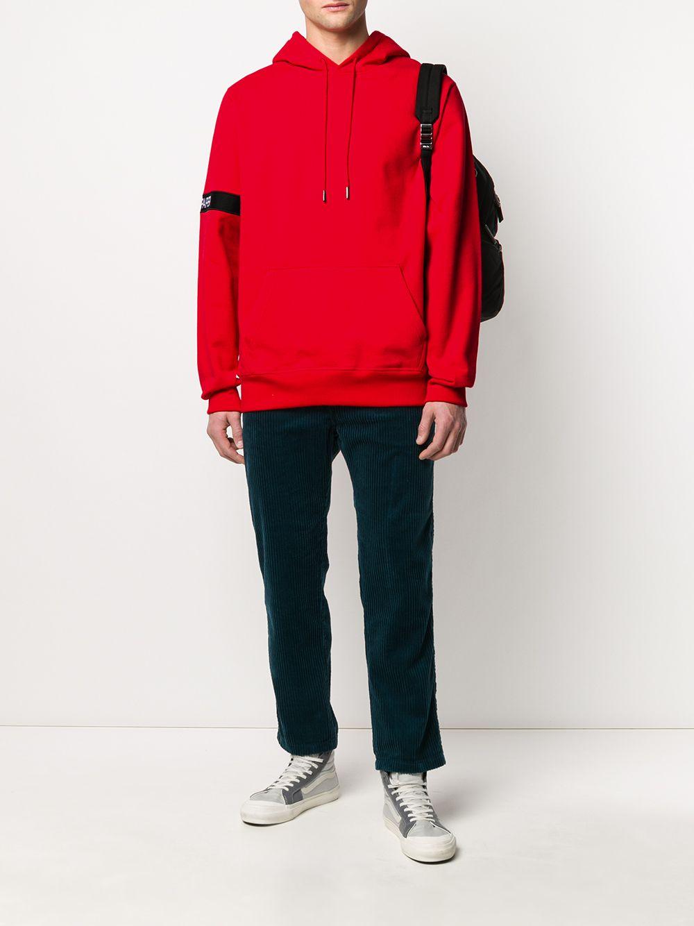 Daily Paper Hoodie Met Logostreep in het Rood voor heren Lyst NL