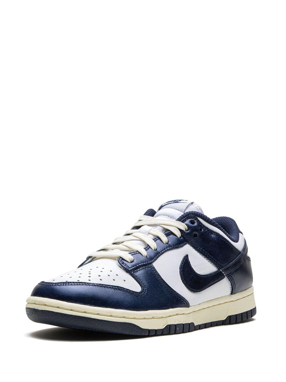 Nike Dunk Low "vintage Navy" Sneakers in Blue | Lyst
