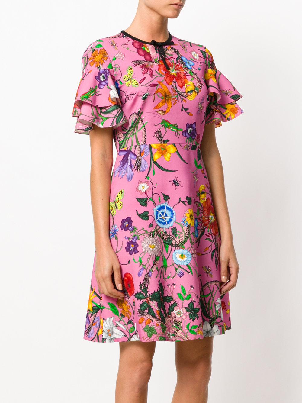 Gucci Print Dress | Lyst