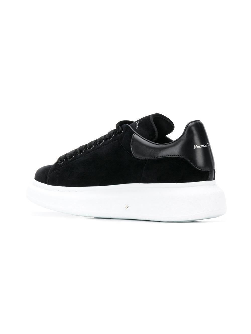 black velvet alexander mcqueen sneakers