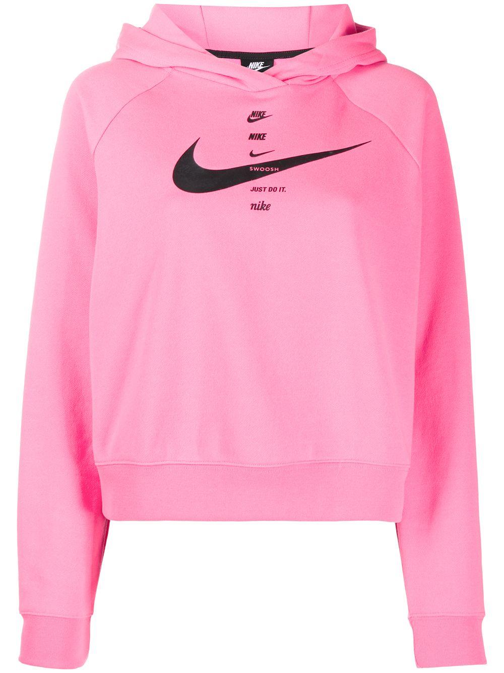 Nike Swoosh Hoodie (pink Glow) - Sale | Lyst