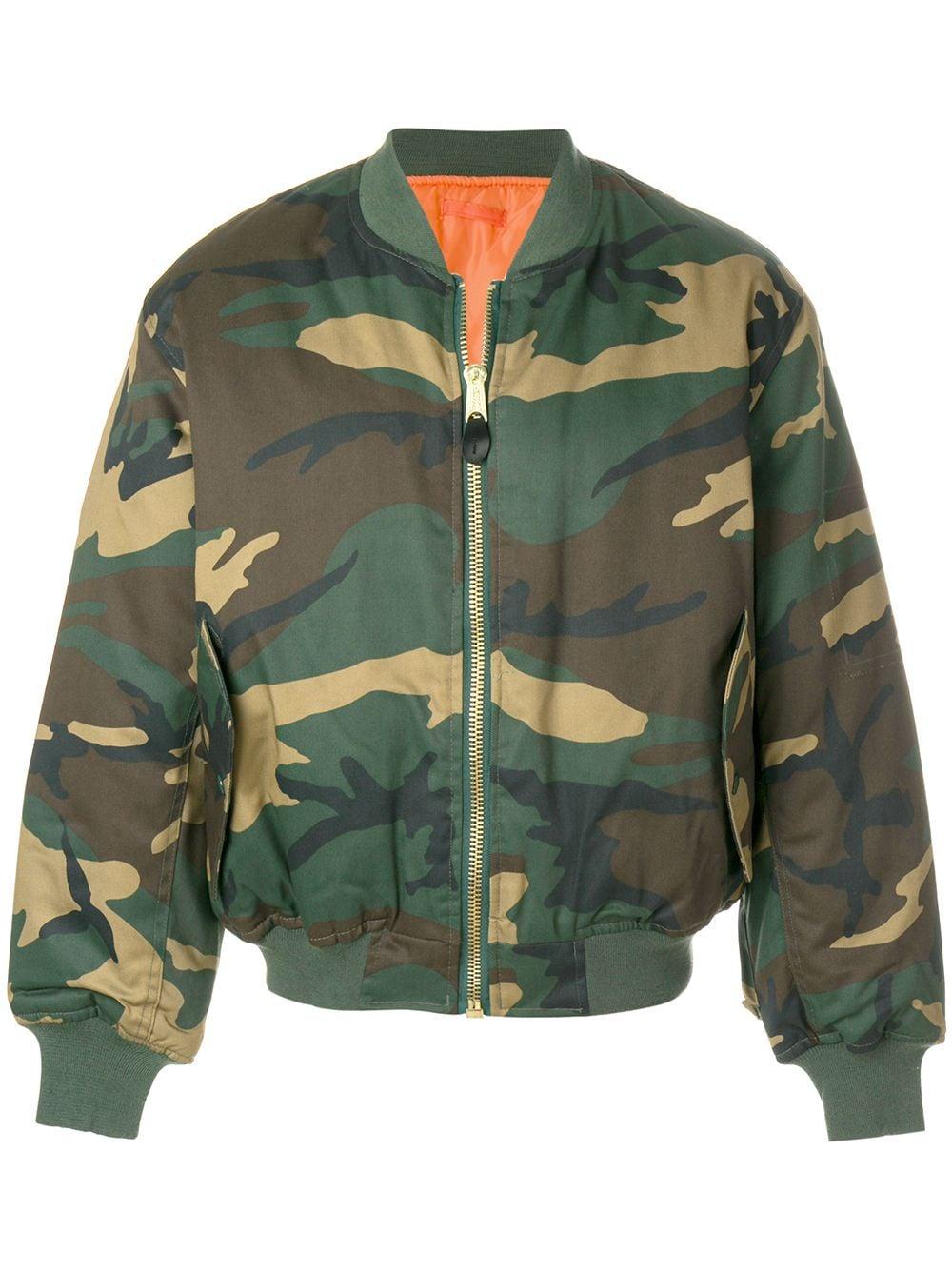 1017 ALYX 9SM Cotton Camouflage Print Bomber Jacket in Green for Men - Lyst