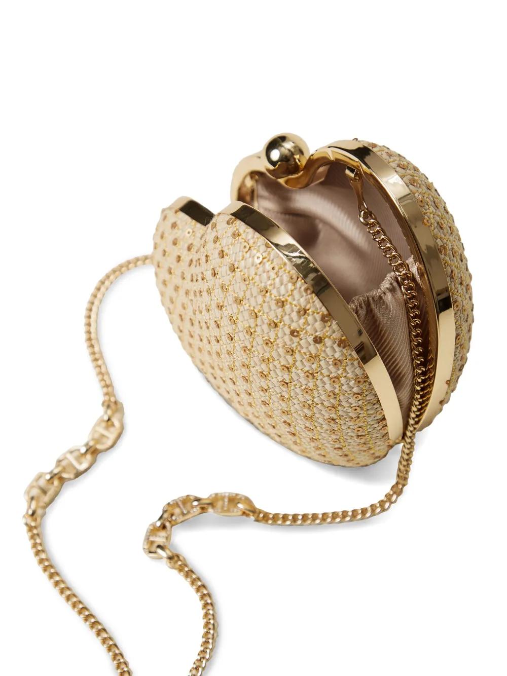 Twinset Coup De Coeur Clutch Bag in Natural Lyst UK