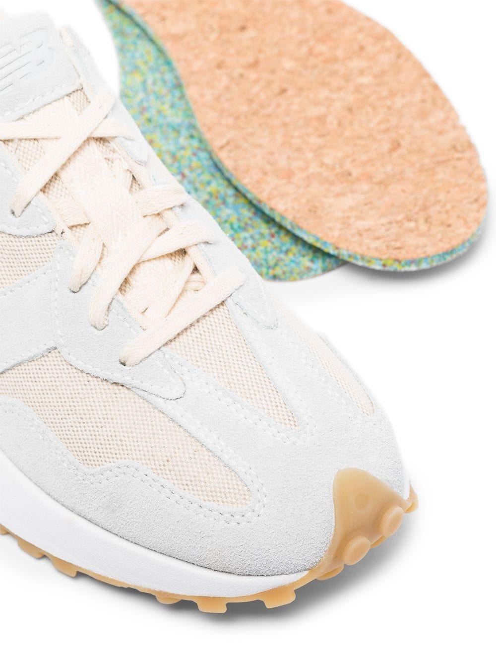 new balance 327 canvas and suede sneakers