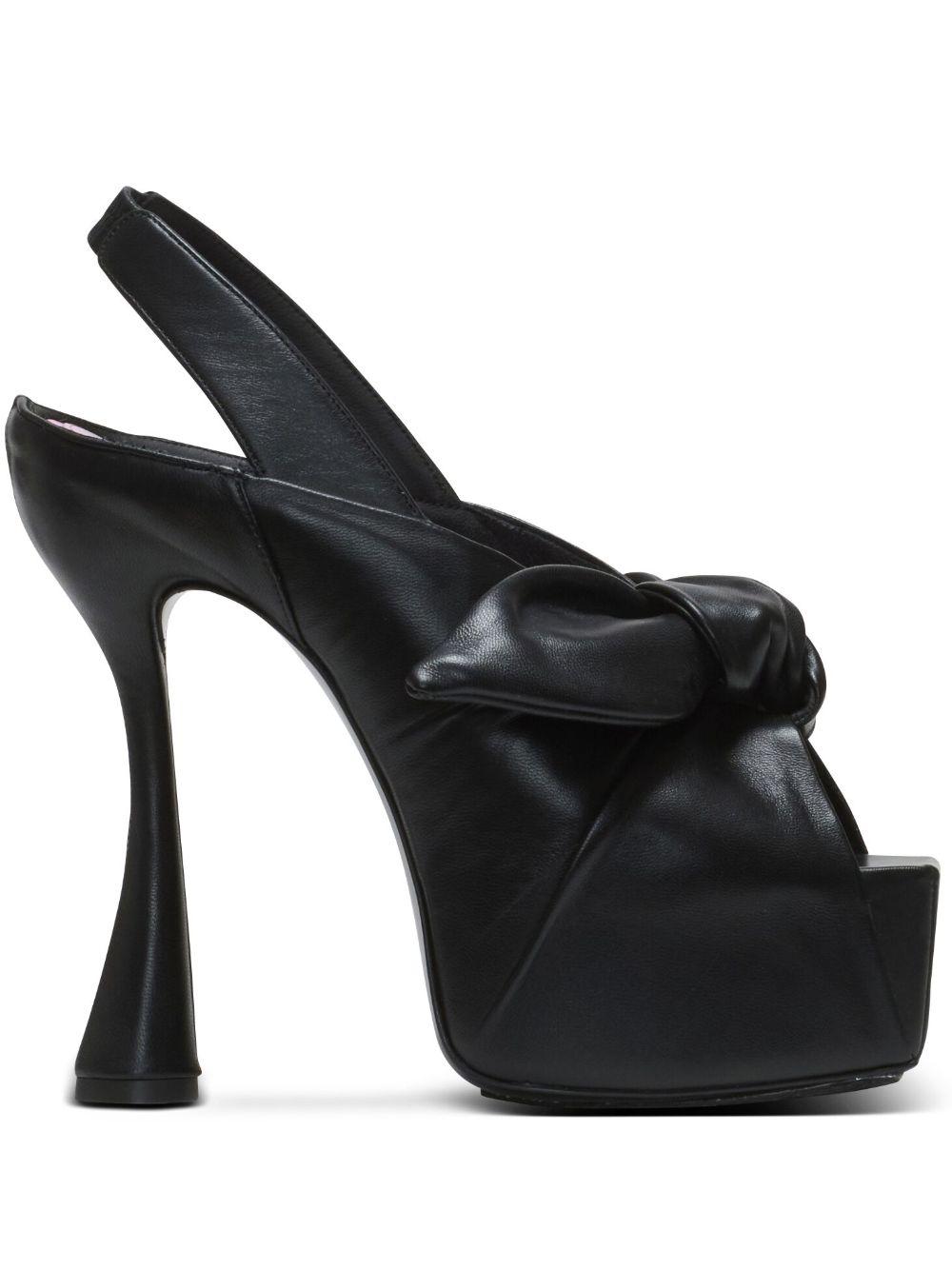 Maison Margiela レディース ブラック Tabi City レザーミュール