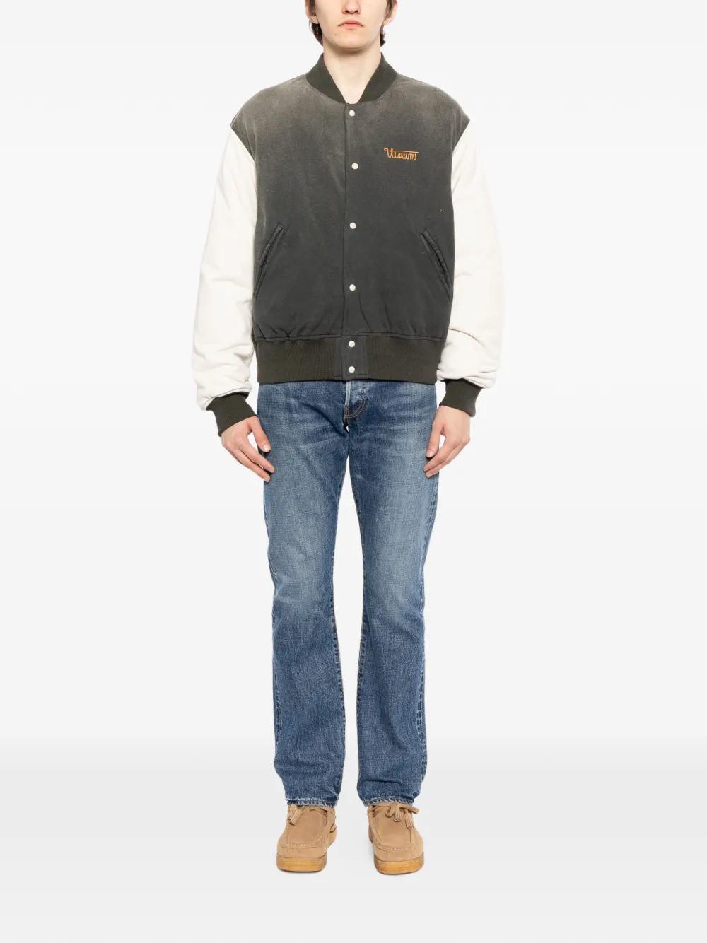 Visvim Varsity Era Down Jacket in Black for Men | Lyst