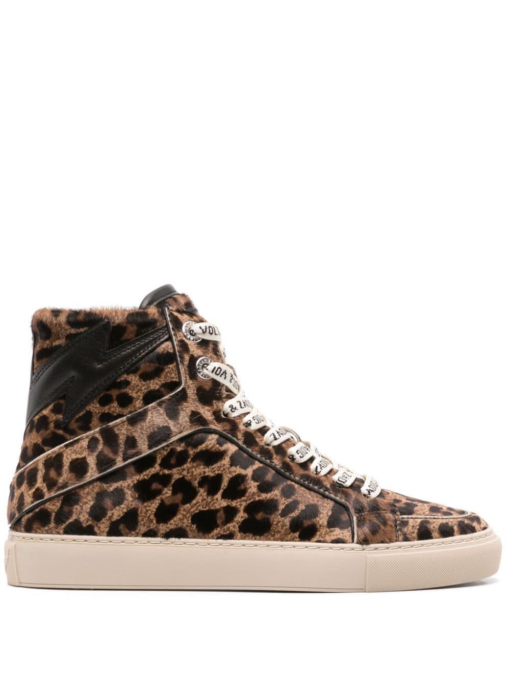 zadig and voltaire high top sneakers