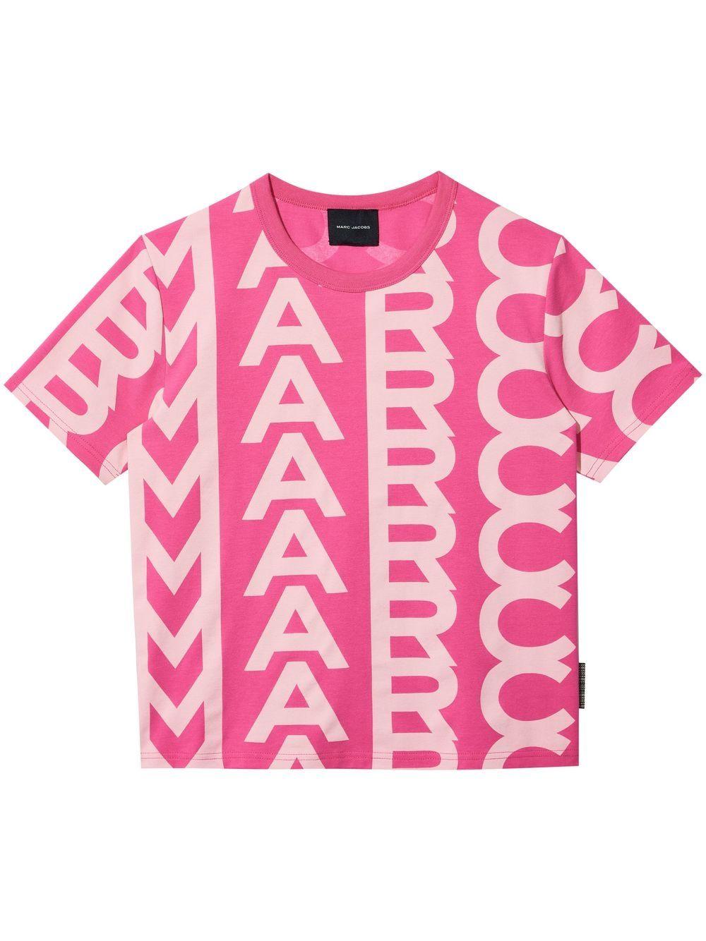 Marc Jacobs Monogram-print Baby T-shirt in Pink | Lyst