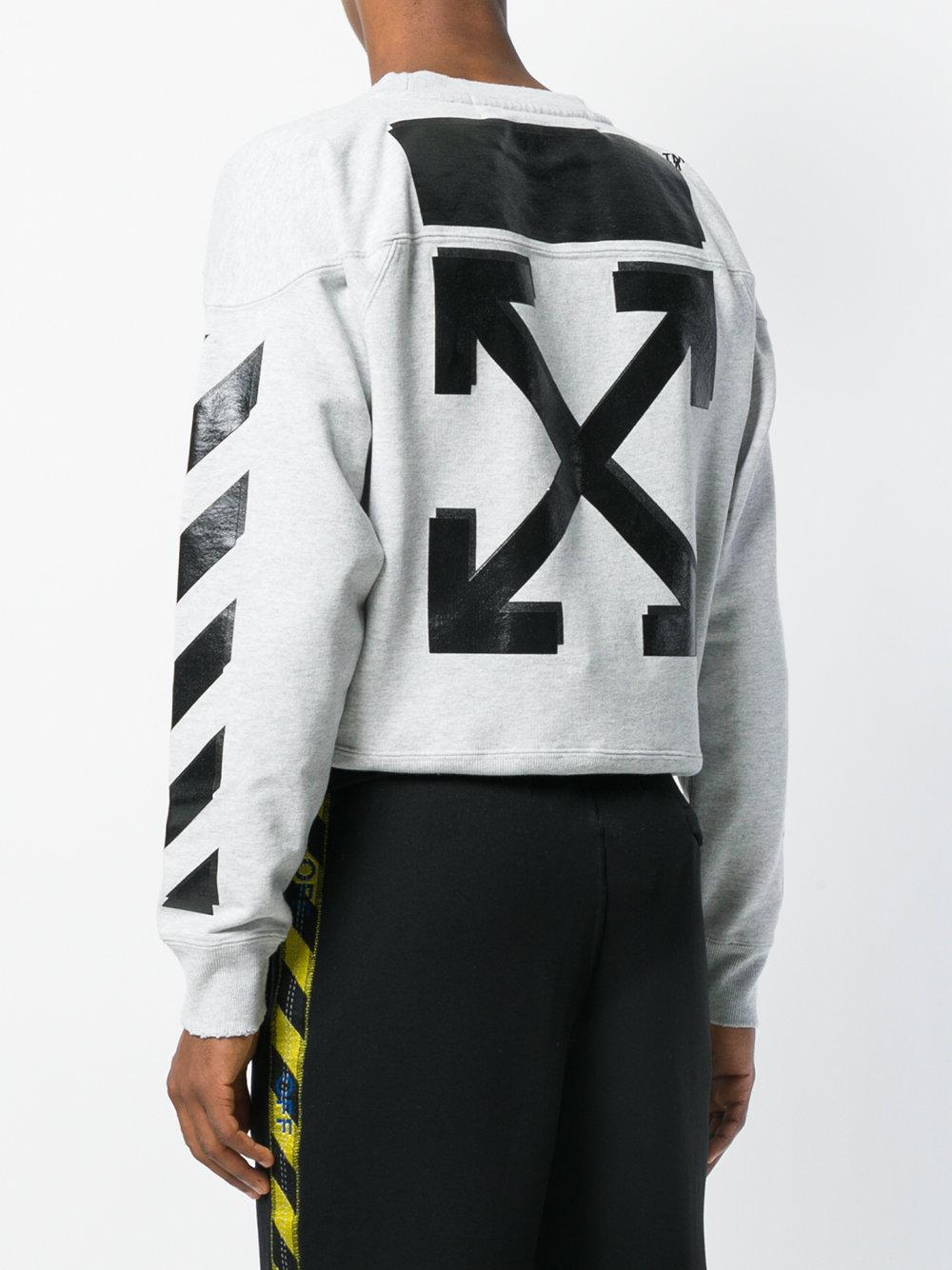 Sudadera x Champion con cuello redondo Off White c o Virgil Abloh