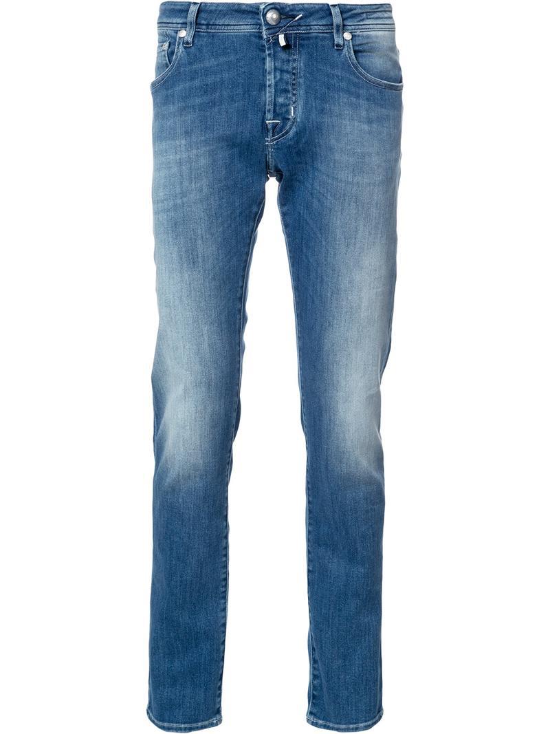 Lyst - Jacob Cohen Straight-leg Jeans in Blue for Men