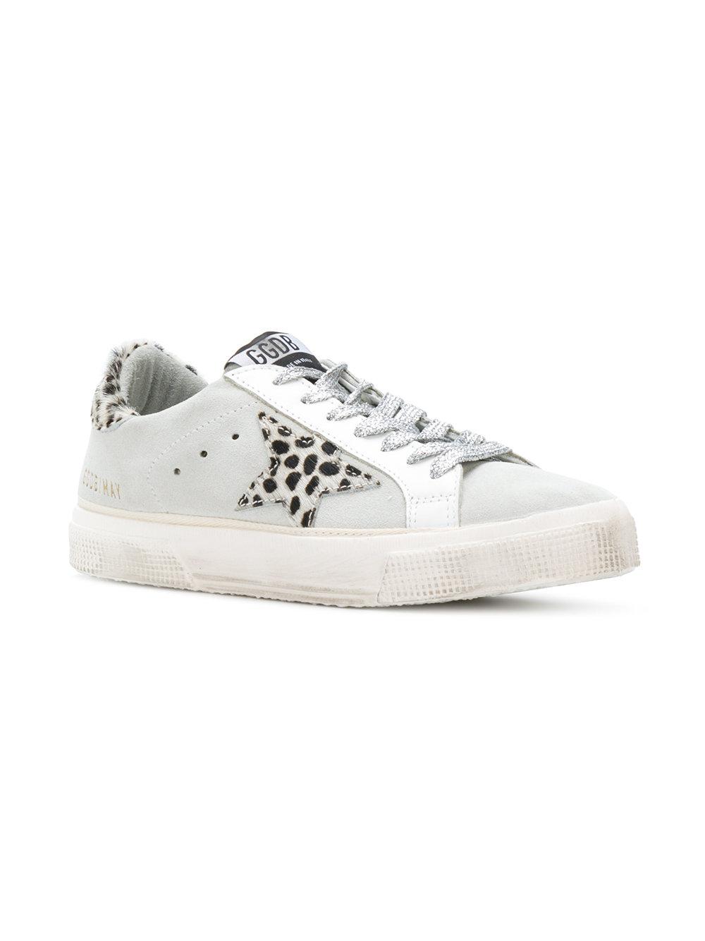 gray leopard sneakers