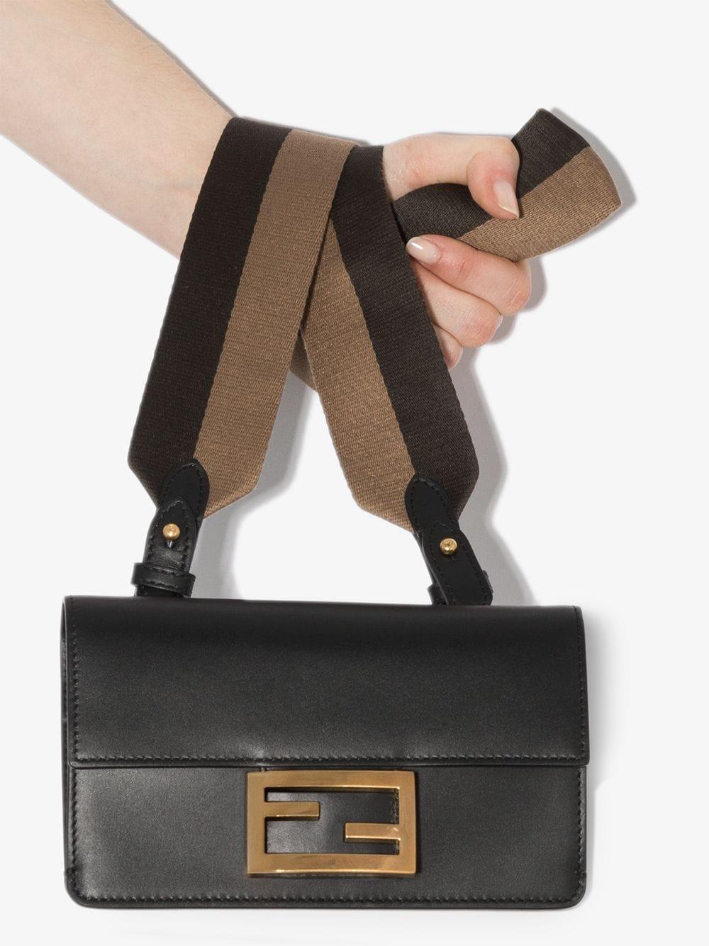 Fendi Baguette Web Stripe Mini Bag in 