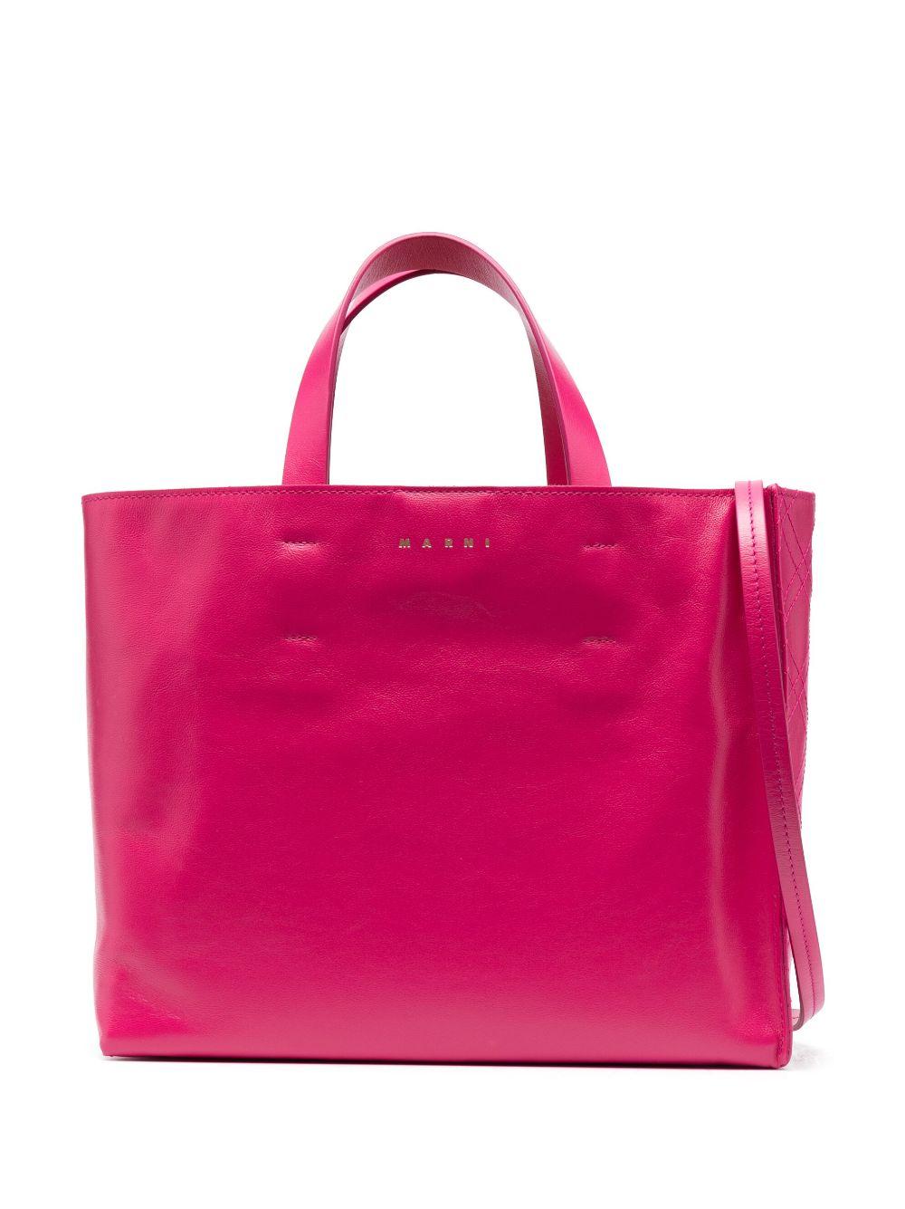 Marni Museo Leather Tote Bag - Farfetch