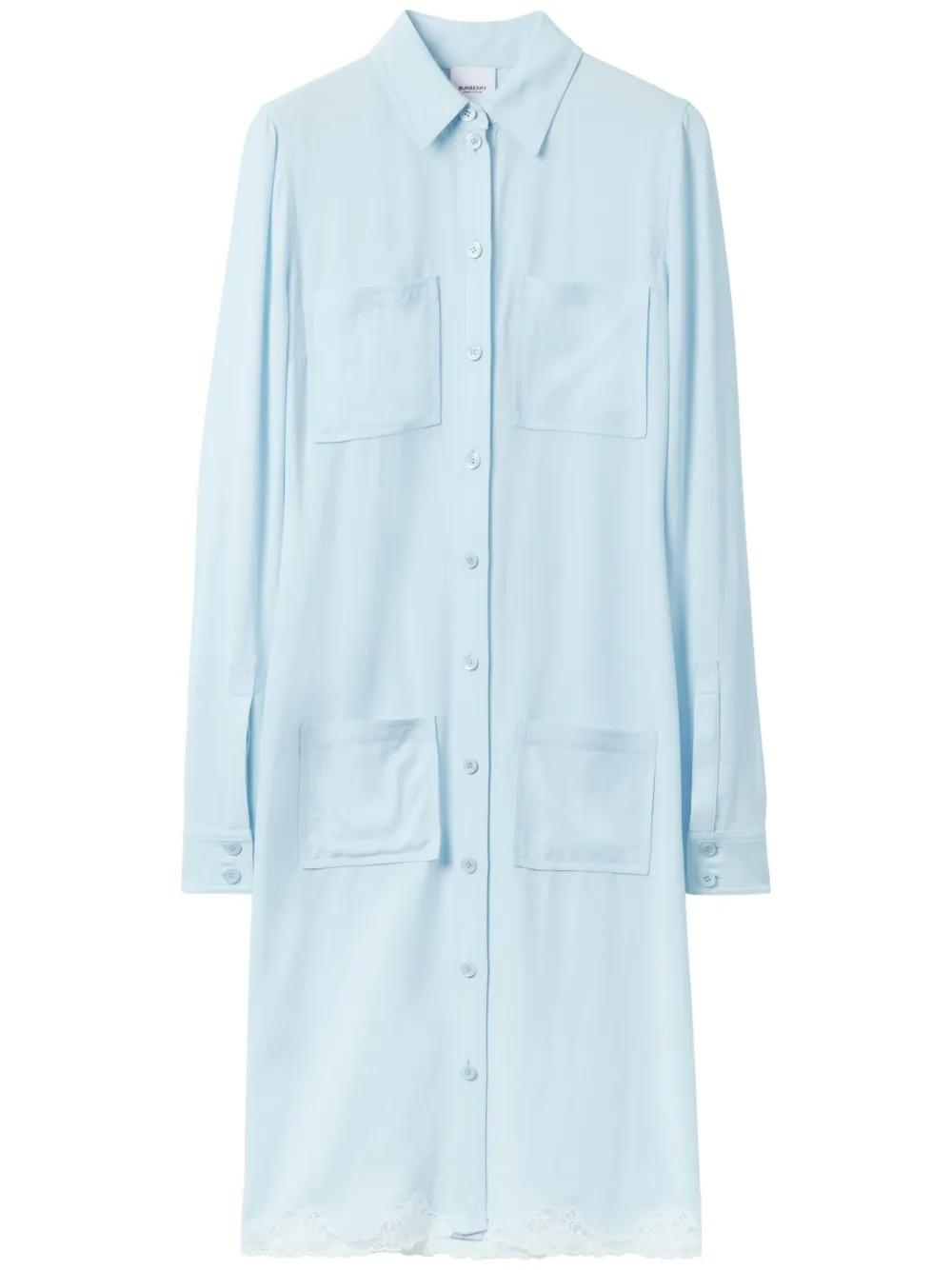 Blue Burberry Dresses for Women | Lyst - Page 2