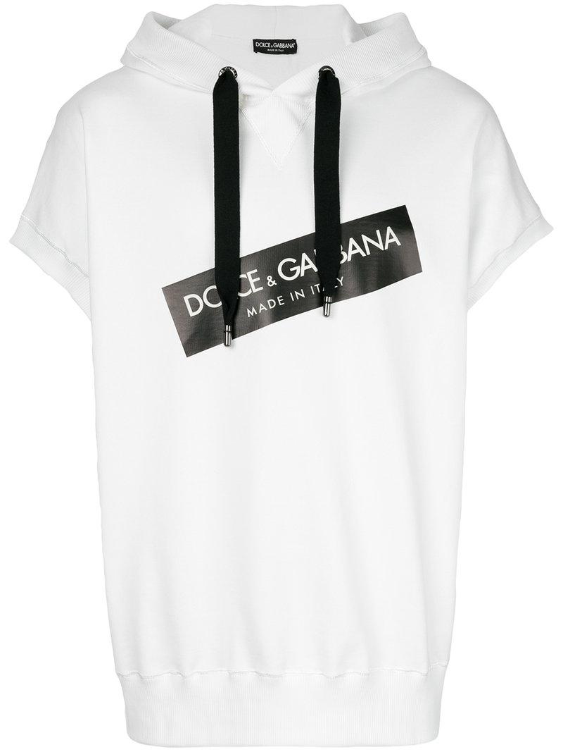 dolce and gabbana white sweatshirt