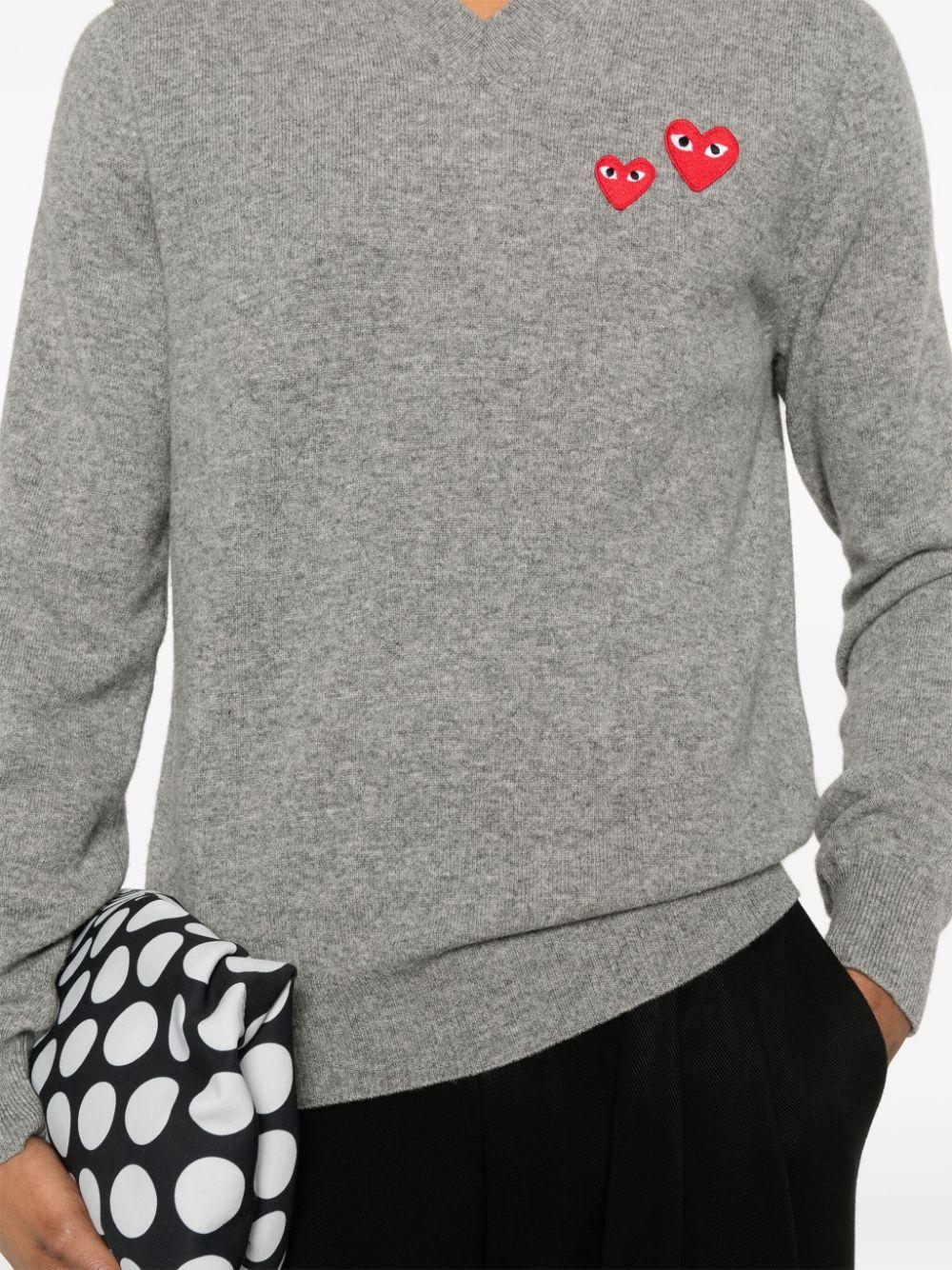 COMME des GARÇONS(コムデギャルソン)PLAY グレー セーター