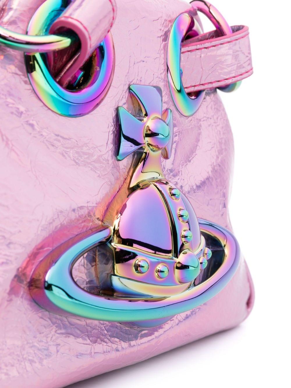 VIVIENNE WESTWOOD ボストンバッグ　archive PU GRAIN GRANNY 口金ショルダーバッグ(レッド)（メンズ