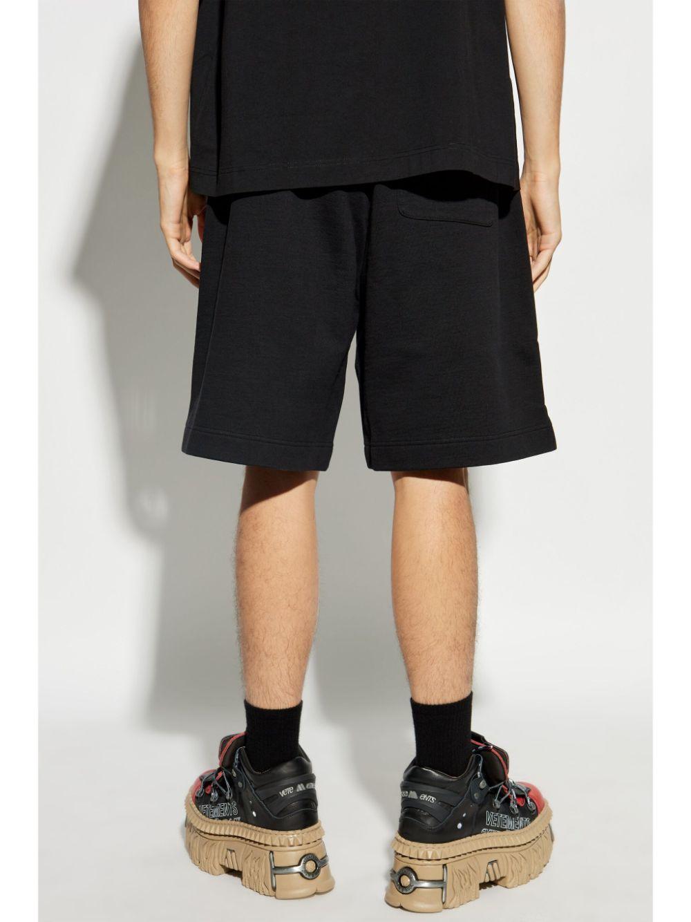 Vetements メンズ ブラック トラックショーツ ハーフパンツ