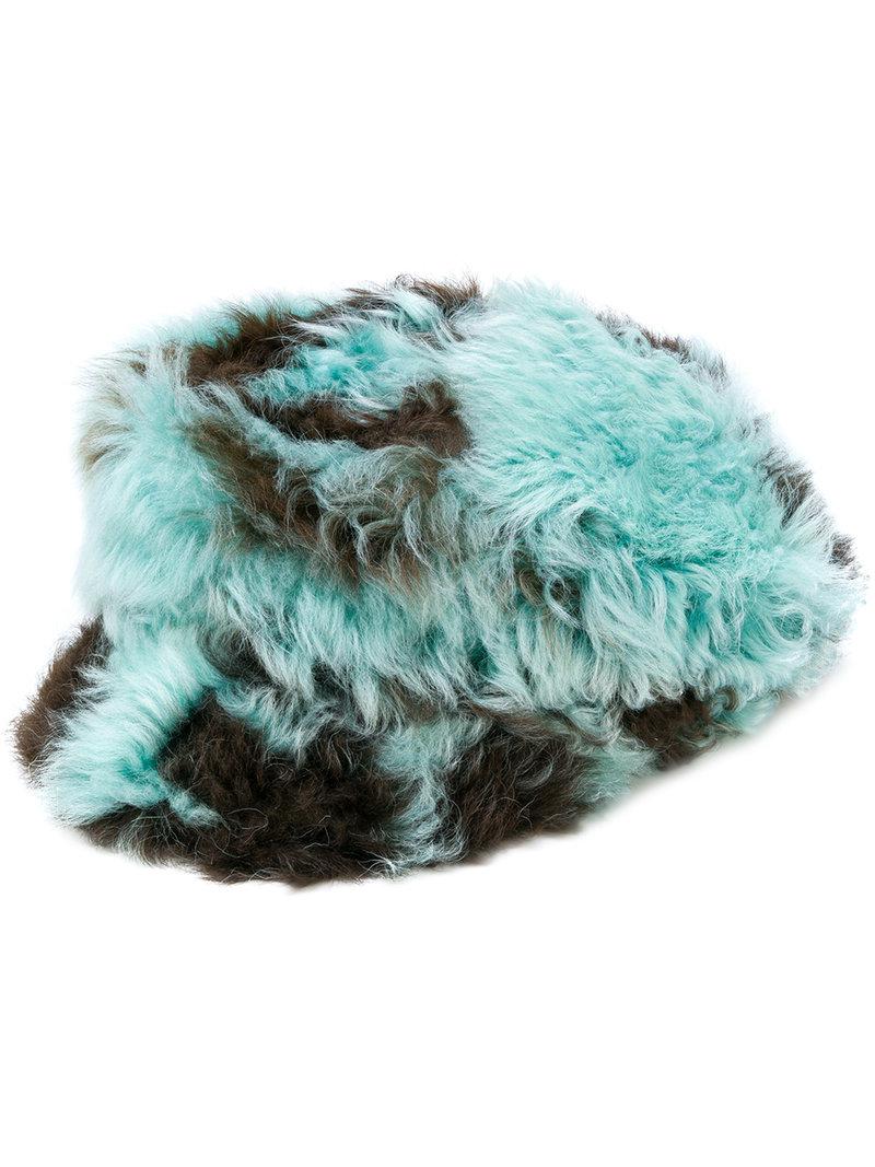 prada fur hat