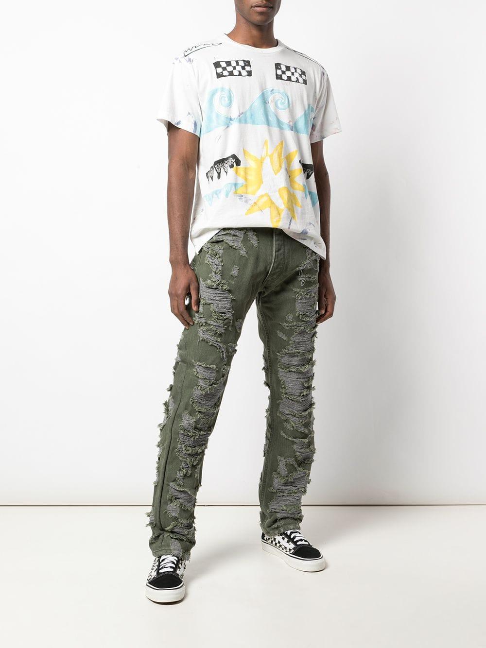 Siberia Hills Spirtiual Jeans in Green for Men | Lyst