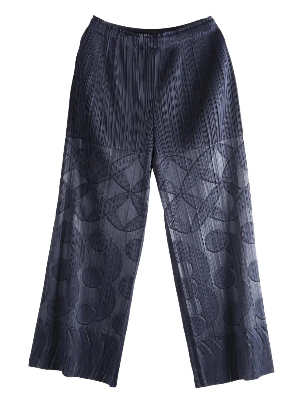 レディース Pleats Please Issey Miyake ストレートパンツ