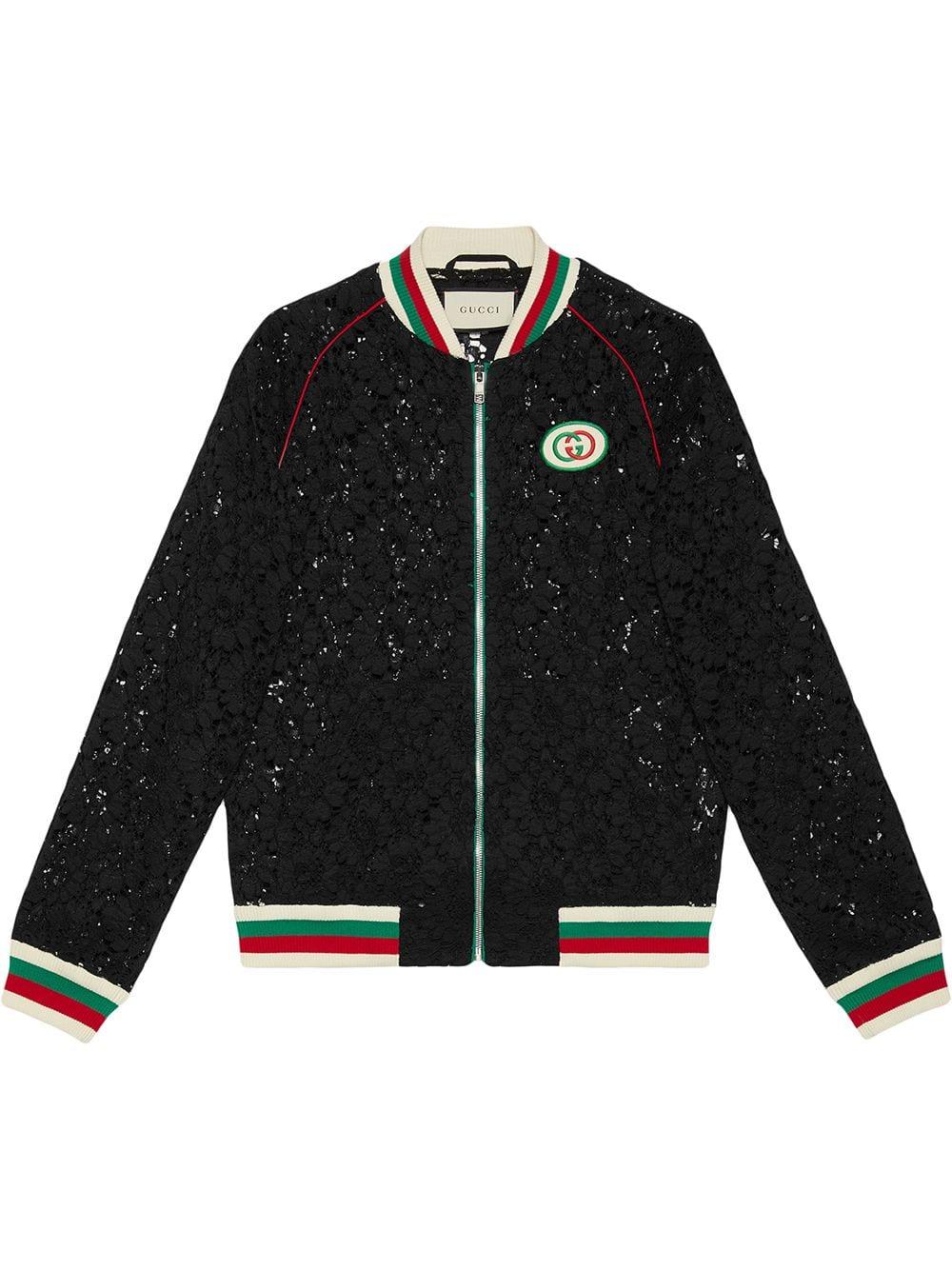 Gucci Lace Bomber Jacket