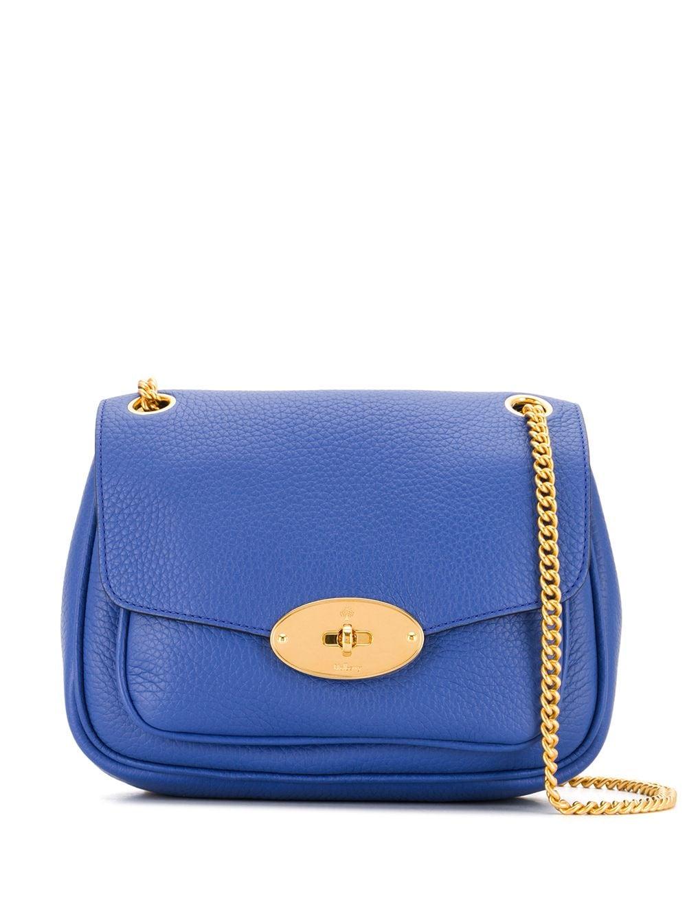 Mulberry Leather Darley Small Shoulder Bag in Blue - Lyst