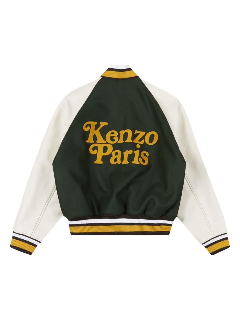KENZO X Verdy Varsity Bomber Jacket in Green Lyst
