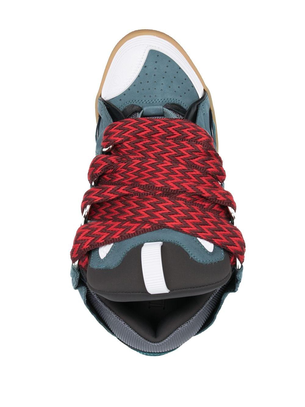 Lanvin Curb Zigzag-laces Sneakers for | Lyst Men