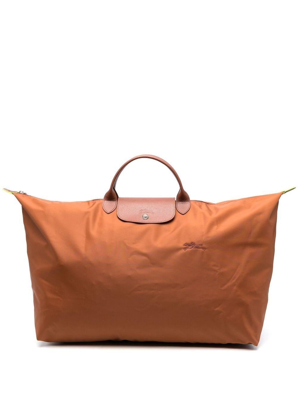 Longchamp Extralarge Le Pilage Travel Bag in Brown Lyst