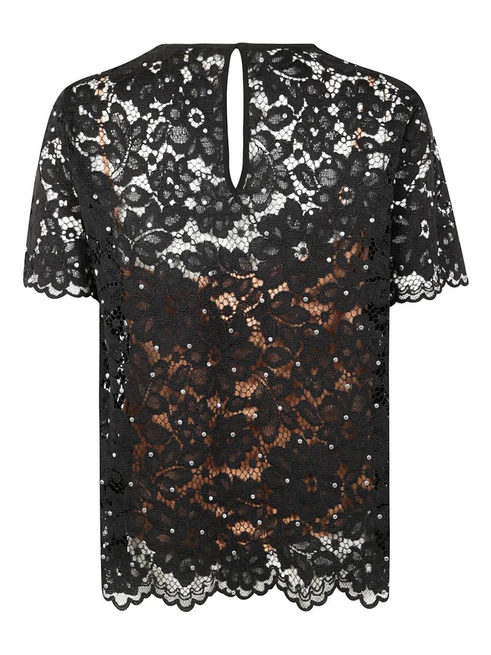 michael kors floral chiffon blouse