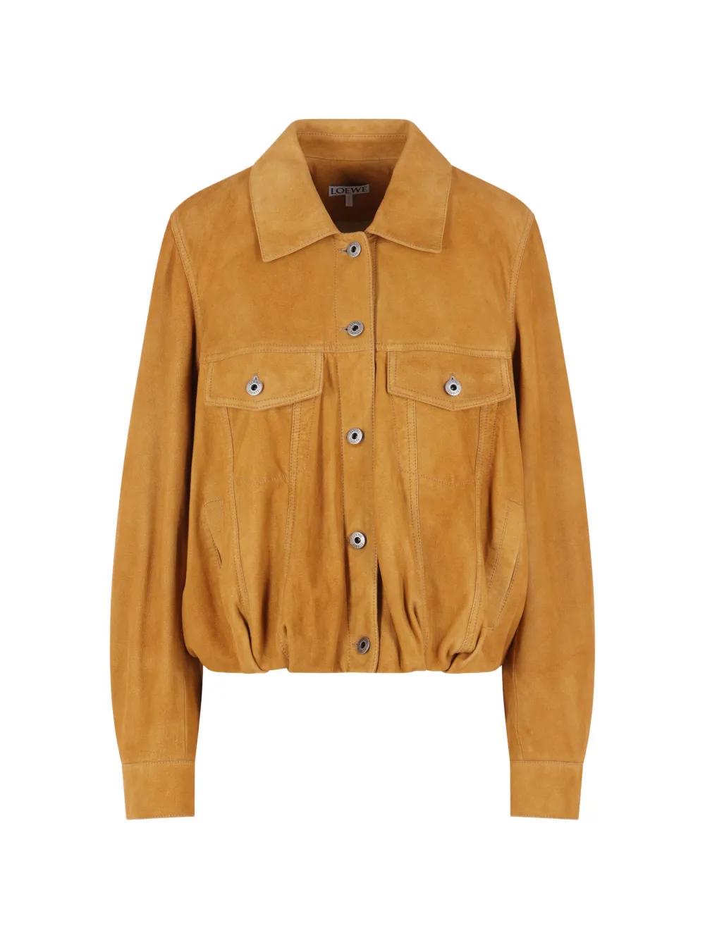 Loewe Suede Jackets for Women | Lyst