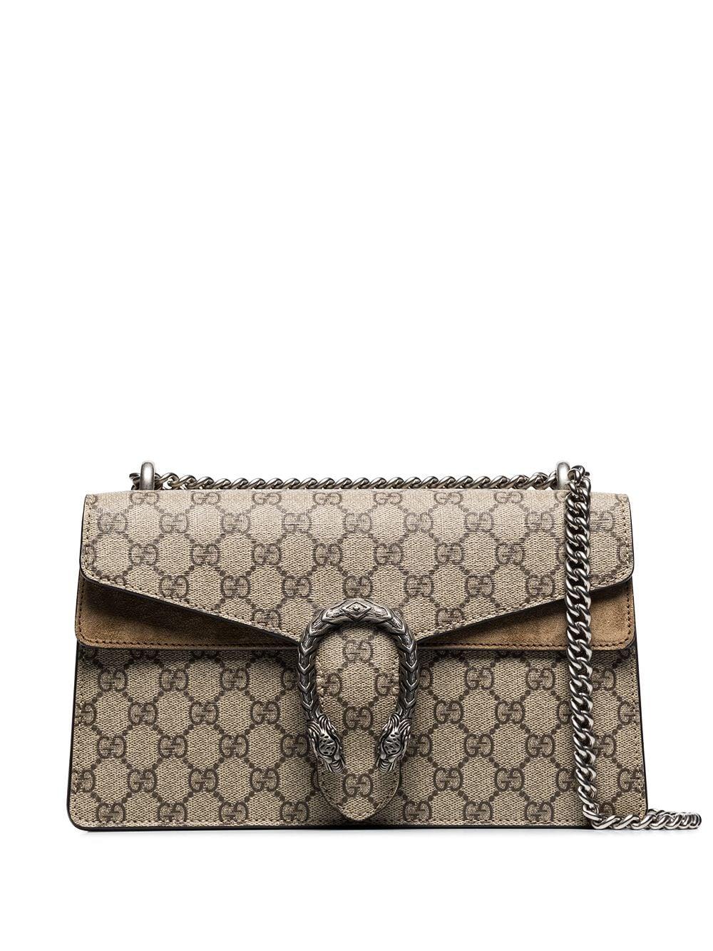 Gucci Dionysus Small Printed Coated-canvas And Shoulder Bag Brown | Lyst