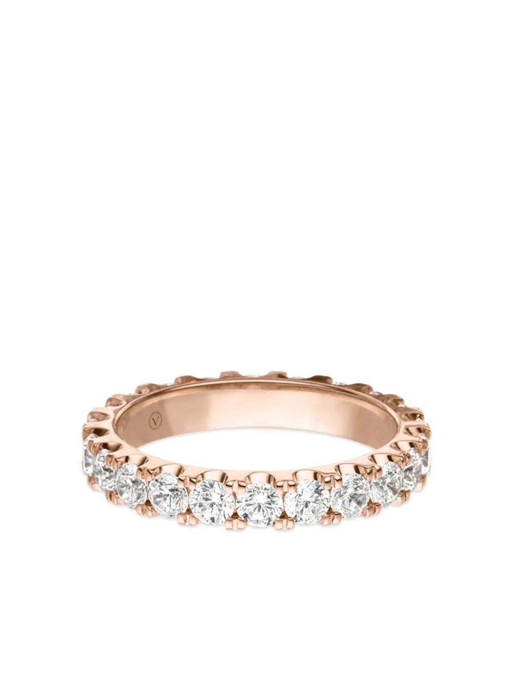 VEYNOU 18K Rose Memory Diamond Ring in White Lyst UK