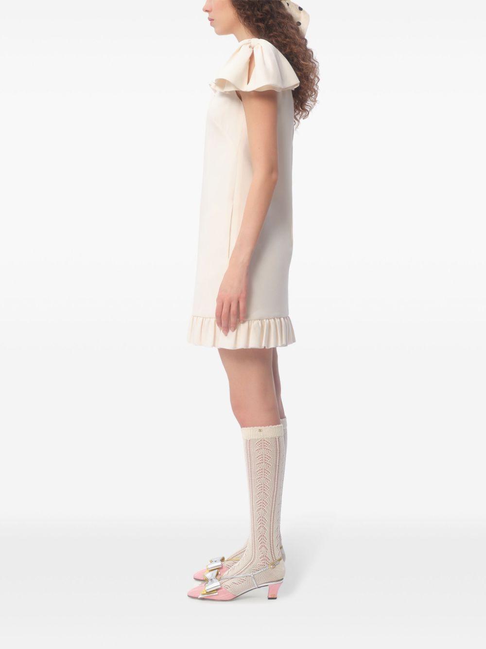 Valentino Garavani レディース ホワイト Crepe Couture ミニ