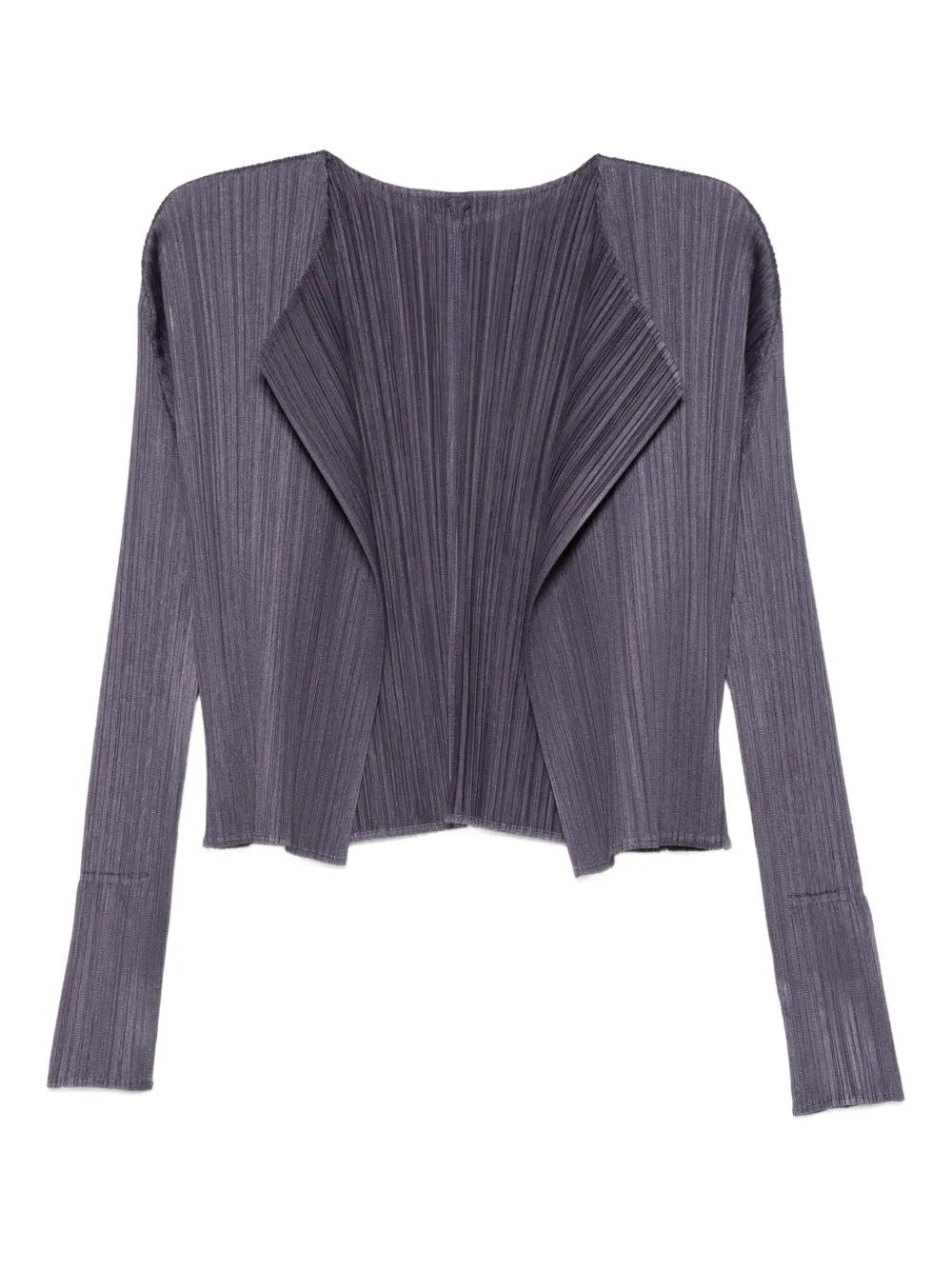 【新品】PLEATS PLEASE ISSEY MIYAKE カーディガン Pleats Please Issey Miyake Monthly Colors: November Open
