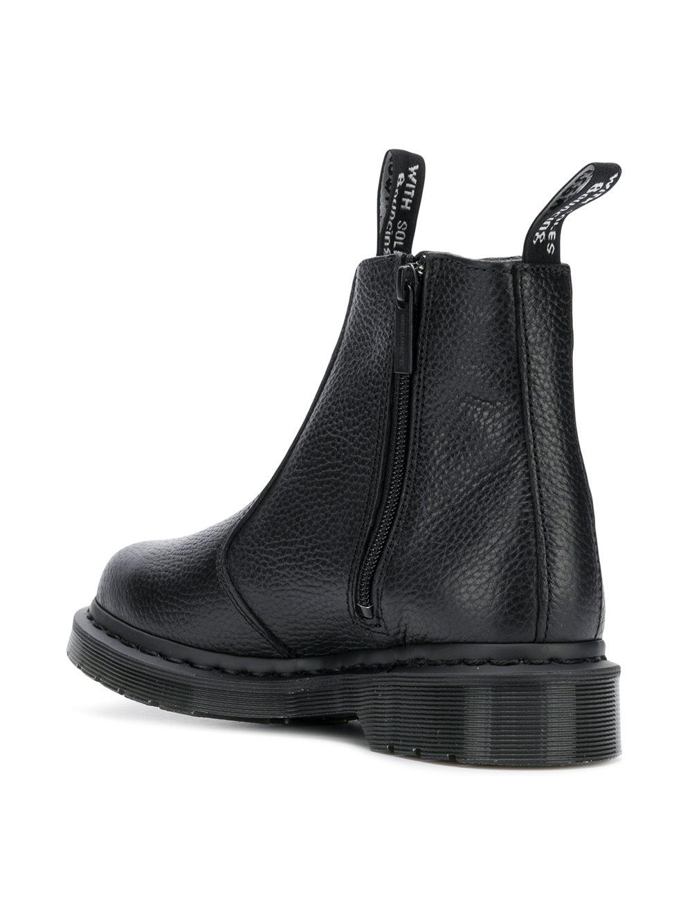 dr martens with side zip