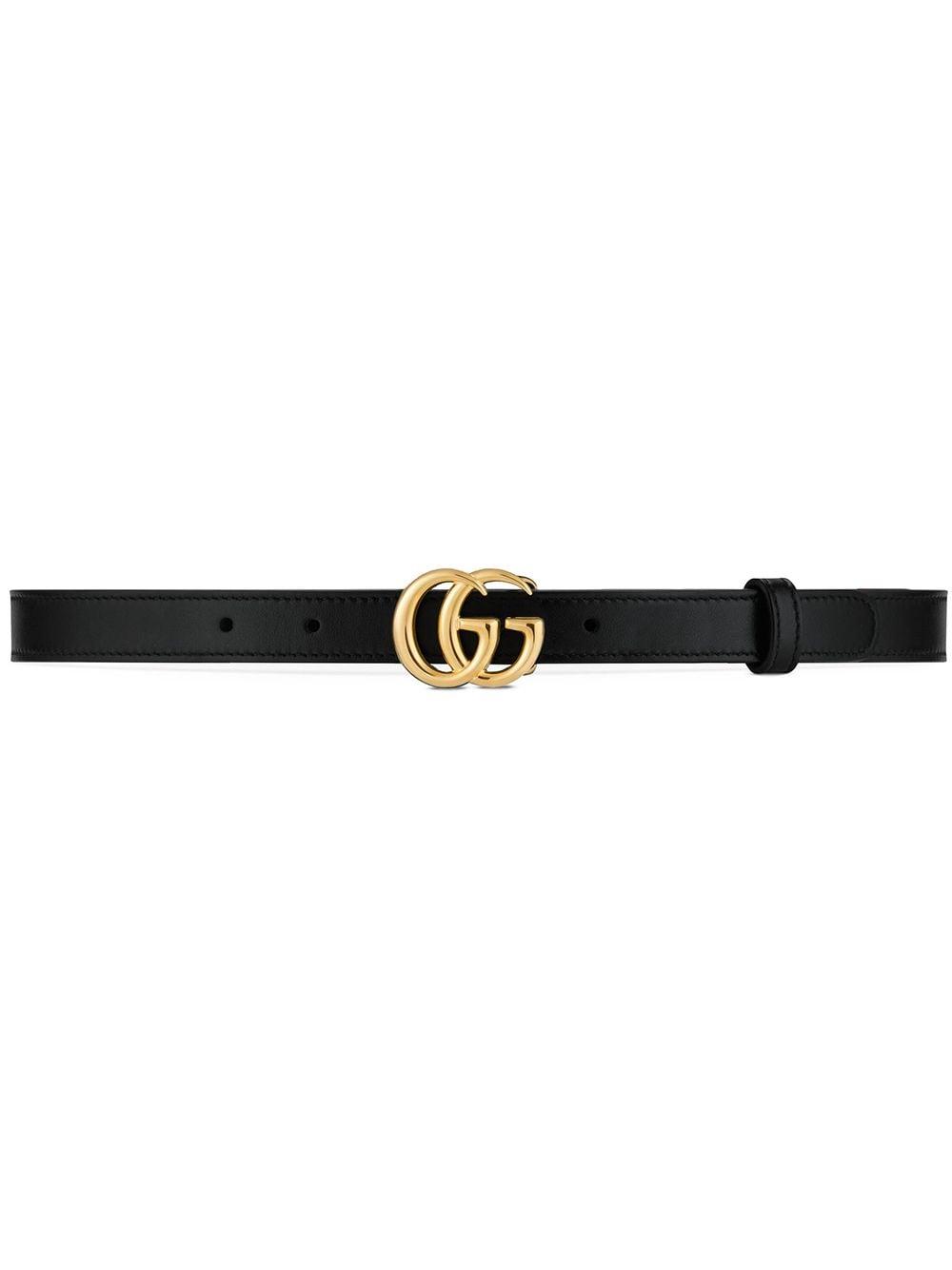 Cinturón GG Marmont de Gucci color Negro | Lyst