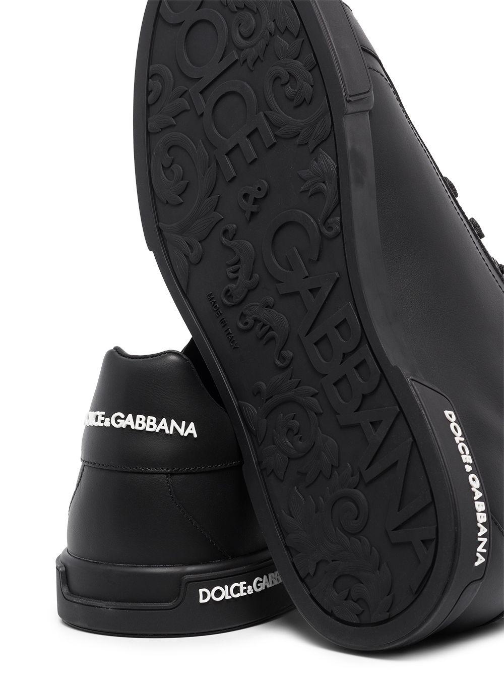 dolce & gabbana portofino logo sneakers