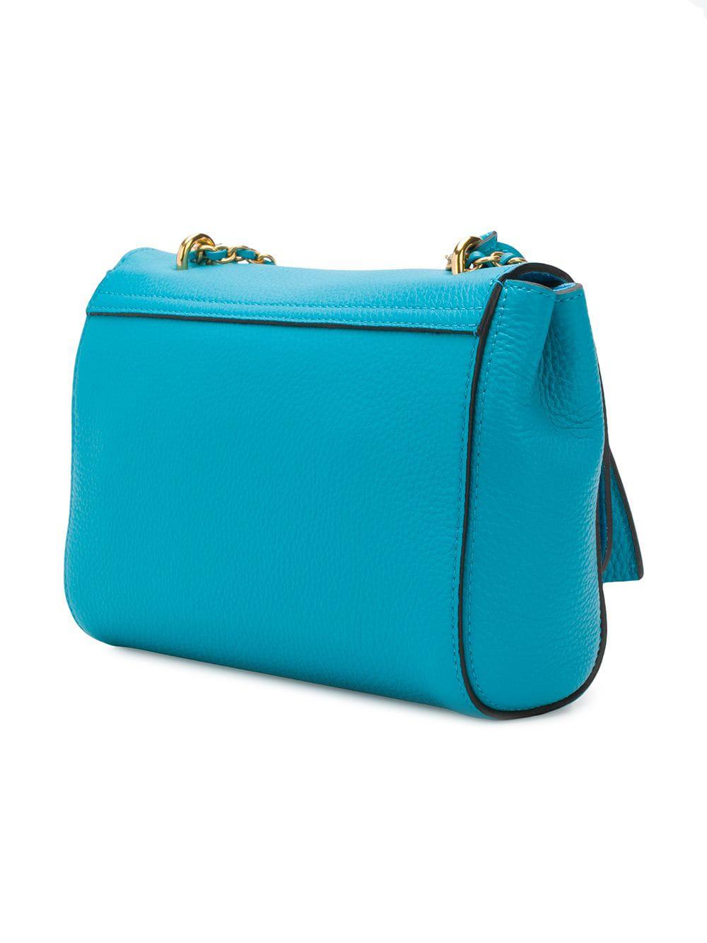 Mulberry Leather Lily Small Crossbody Bag in Blue - Lyst