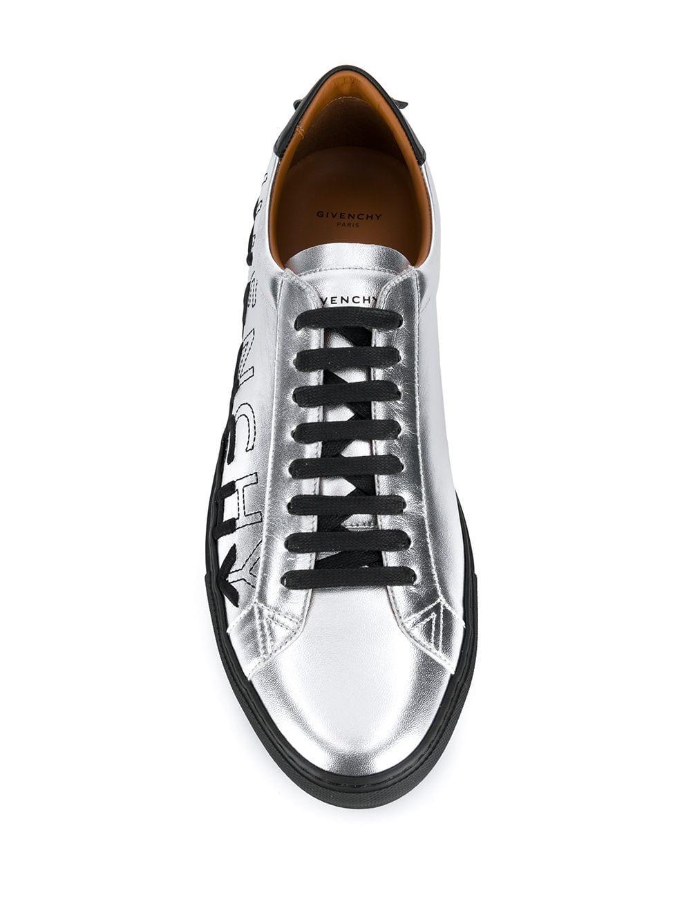 Givenchy Lace Up Sneakers in Metallic for Men | Lyst