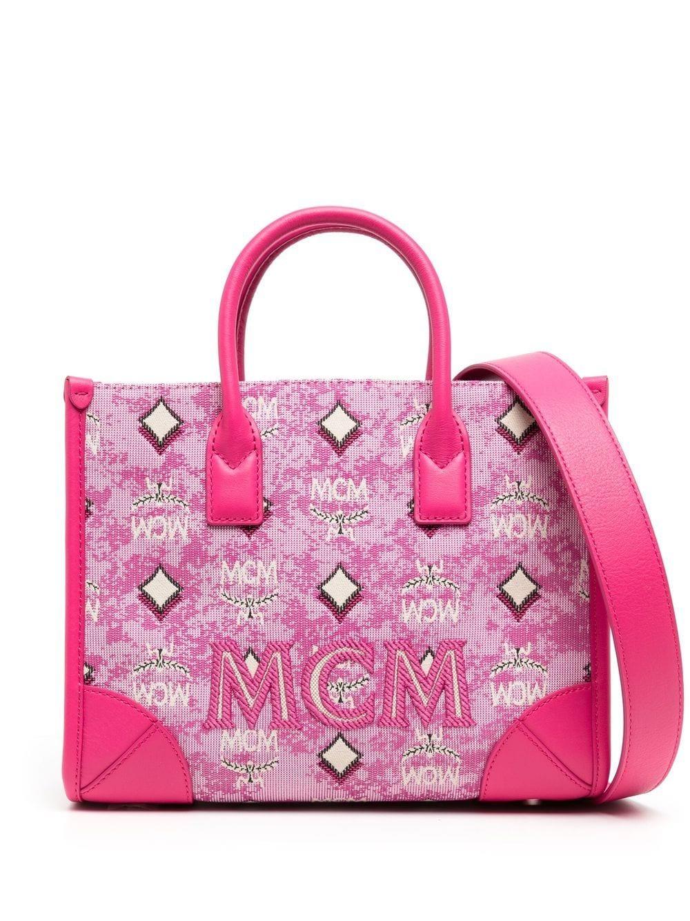 Tote MCM Pink in Polyester - 30571562
