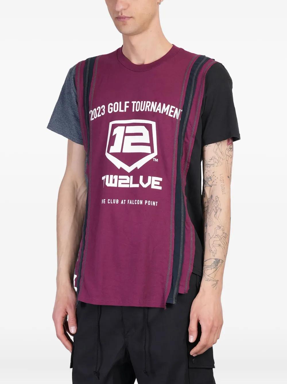 ★人気★【Needles】★JERSEY LOGO SHORT SLEEVE T SHIRT★ Needles（ニードルス）の「Needles Short-Sleeve Mock Neck T