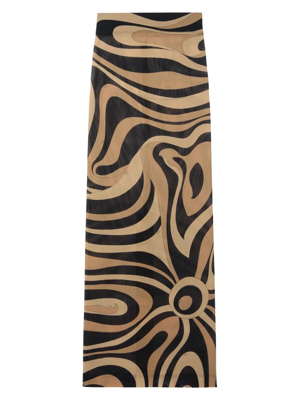 Pucci Onde モスリンマキシ スカート レディース Emilio Pucci マキシスカート | オンラインセールは
