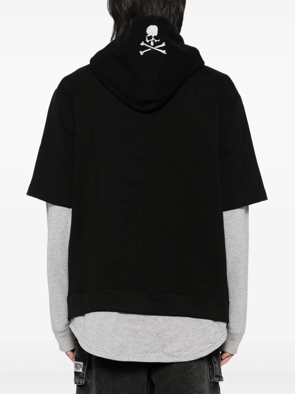 Sweat à Capuche Mastermind World Gabardine Noir Taille M - Bordure Exposée, Neuf Avec étiquettes, Prix Conseillé 1395€