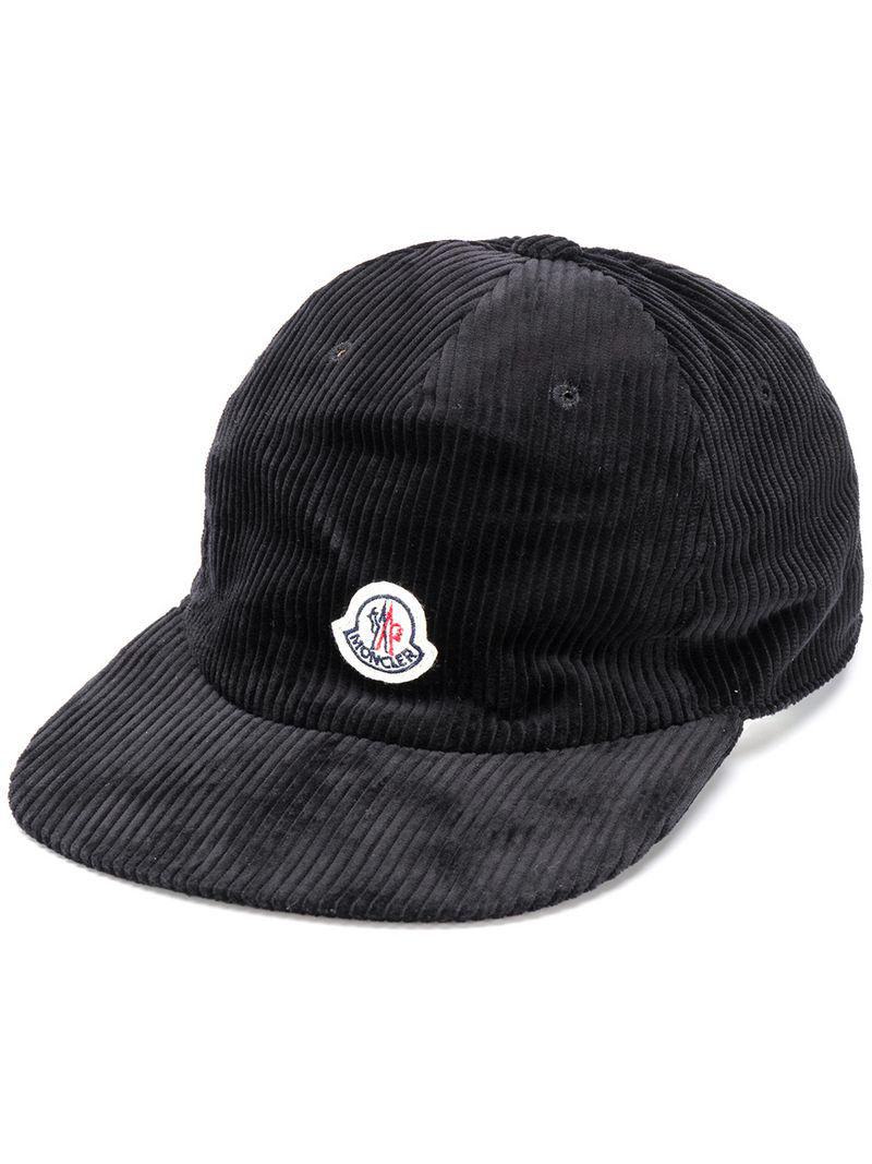 black straight cap