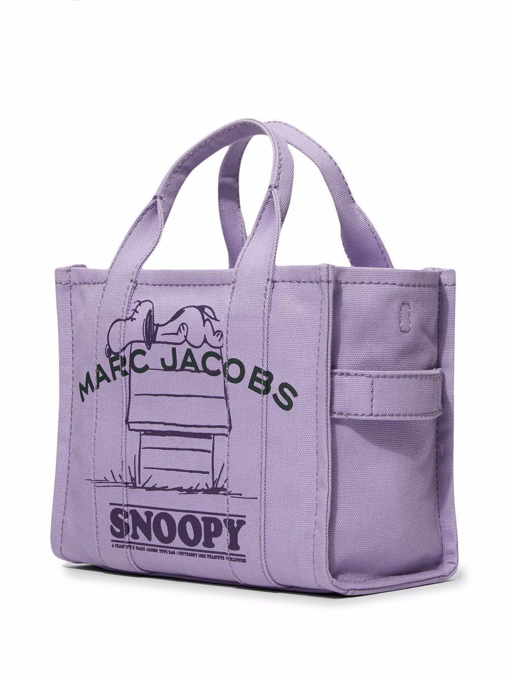 Marc Jacobs Cotton X Peanuts The Mini Snoopy Tote Bag in Purple | Lyst