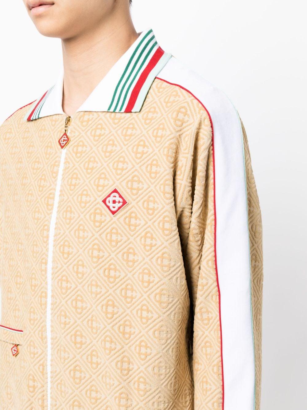 Jacquard Monogram Jacket - Casablanca - Man
