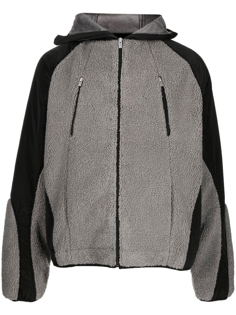 本格派ま! HELIOT Zip Jacket EMIL DIAGONAL Black Technical